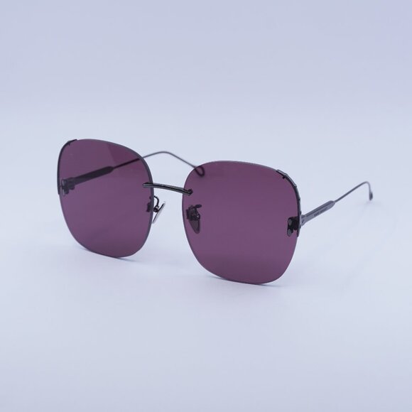 🕶️New Isabel Marant IM 0055/S KJ1 U1 Sunglasses - Ruthenium Frame, Plum Lenses - Picture 1 of 9